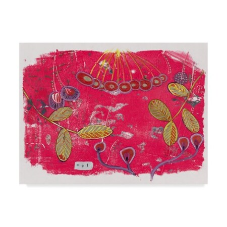 Trademark Fine Art Maria Pietri Lalor 'Weeds On Background' Canvas Art, 24x32 ALI42164-C2432GG